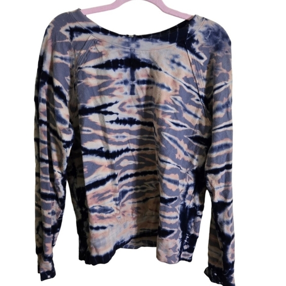 Young Fabulous & Broke Shaka Tie Dye Cozy Top Size M - Picture 2 of 8